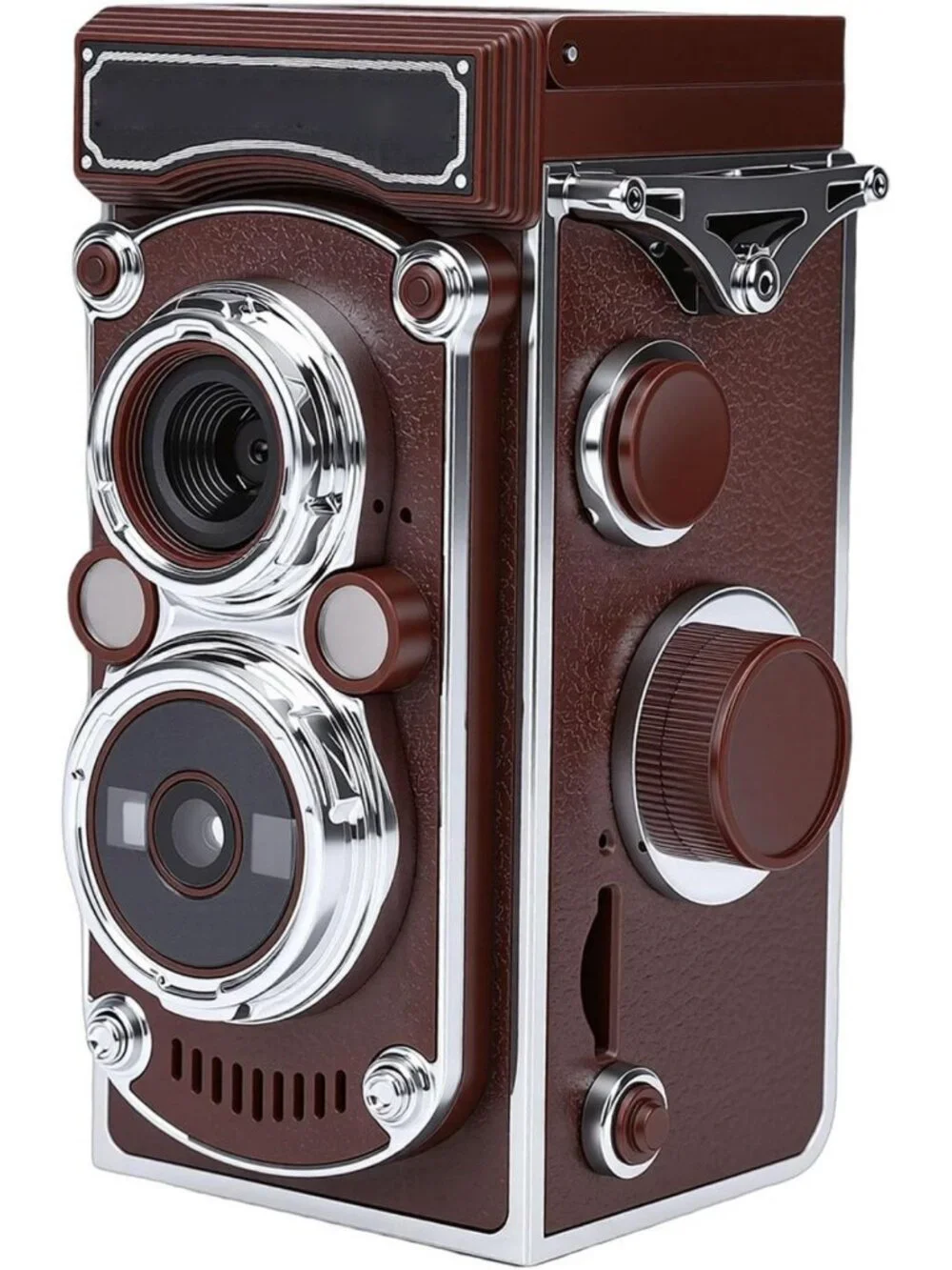 Vintage 24MP Digital Camera with 2.7K Video, 180° Flip Screen for Travel & Daily